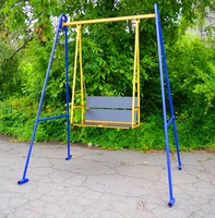 Качели садовые, лавка на цепях