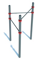 Турник Треугольник  на хомутах 