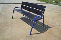 Лавка парковая (садовая) со спинкой