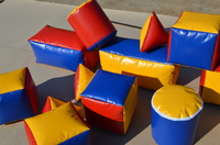 Детский игровой модуль, мягкий модуль "Фигурка"